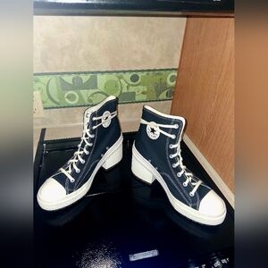 Converse Chuck 70 De Luxe Heel - Black/Egret - Men’s 11 / Women’s 13